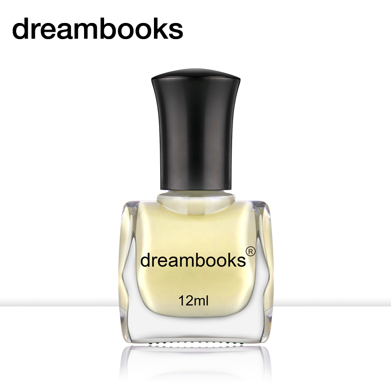 dreambooks无毒健康水性可剥撕拉指甲油 奶油黄色 持久美甲12ml