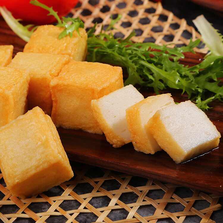 Halal skewers barbecue fish tofu buffet hot pot restaurant malatang fried skewers special tofu 2 5kg package