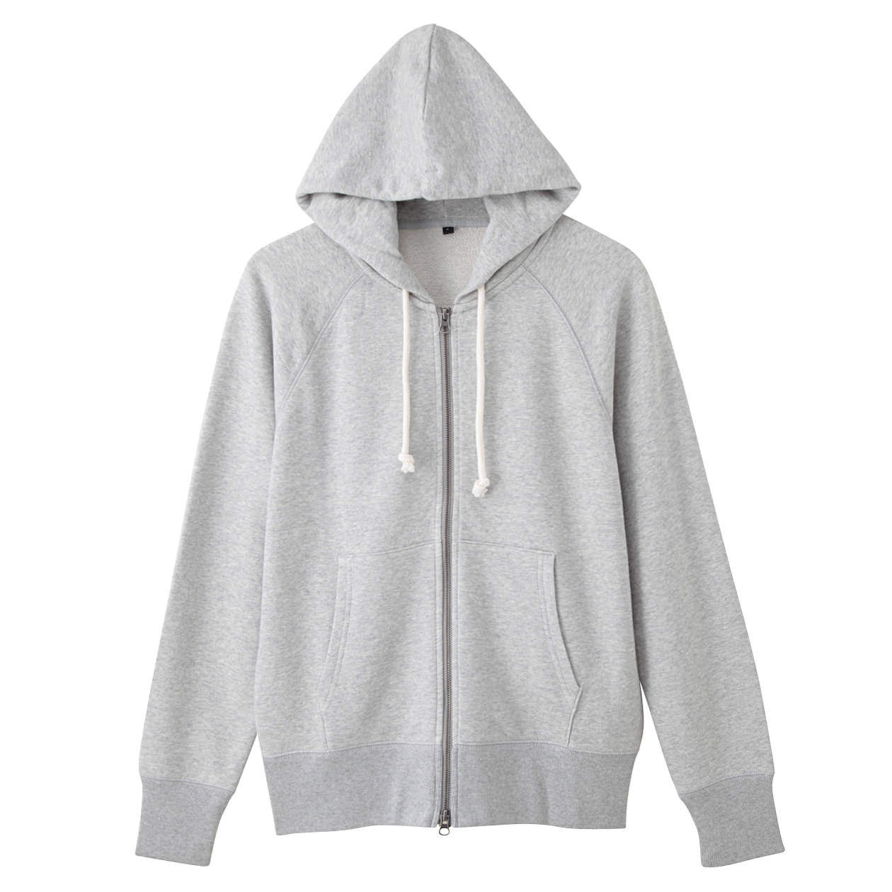 无印良品 MUJI 男式 棉毛圈双拉链卫衣