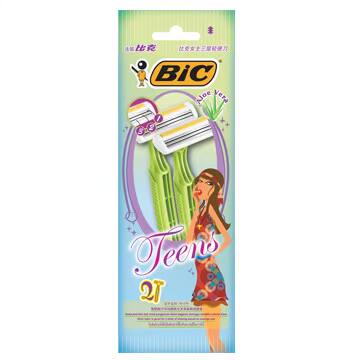 BIC 超感滑顺轻便刀2入