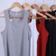 (3 mảnh) Áo vest nam thấm mồ hôi cổ tròn cotton trẻ trung Kiểu mỏng màu rắn phần mỏng thể thao mùa xuân áo lót nam sát nách Lót