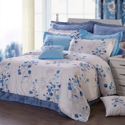 Ypoetry Home Tiansilk Six pieces of a dozen sets of K202 Rainy Season Bedding High Gear Gifts