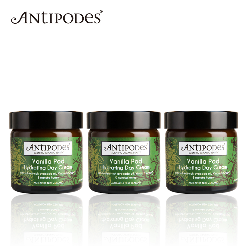 Antipodes 安媞珀有机香荚兰补水日霜60ml*3瓶装 VanillaPod