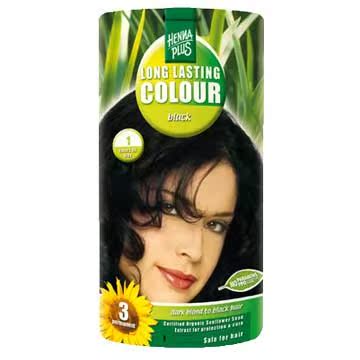 Hennaplus荷兰海灵草本炫彩染发剂-黑色1台湾官网直邮进口