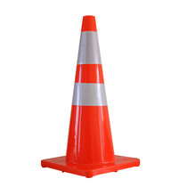 PVC road cone 70cm rubber PVC plastic road cone reflective cone bucket ice cream cone cone roadblock cone
