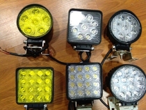 48W27W42 tile LED off-road vehicle motorcycle van yacht ship spotlight LED high power car Searchlight
