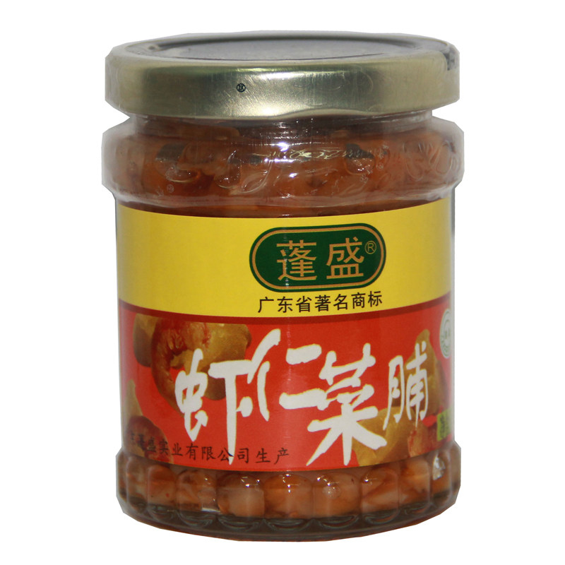 【天猫超市】汕头特产 蓬盛虾仁菜脯195g/瓶酱菜 萝卜 虾仁 菜脯