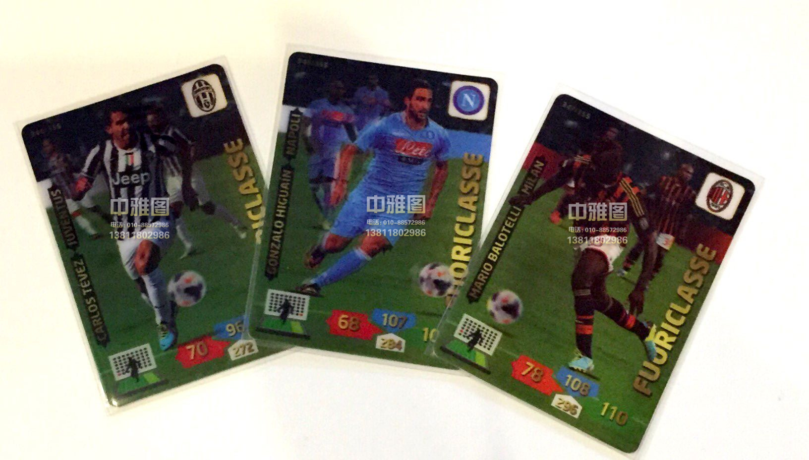 Panini 2013-14 Serie A Official Star Card Oversized 3D Classic Card