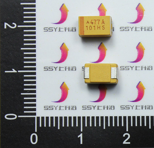 7343 SMD tantalum capacitor 10V 470UF E type accuracy ±20% 5 pieces per piece