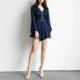 TANSSHOP khí chất nữ thần mùa hè tay áo kèn V-cổ ren lớn backless giảm béo jumpsuit quần short jumpsuit nữ shop đồ nữ Quần short