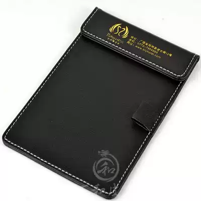 Hotel guesthouse guest room leather service guide pu small post-it note clip cashier bill Post-It special Wholesale