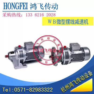 WB miniature reducer 750 pendulum deceleration needle wheel kw wire machine deceleration needle wheel wb100 deceleration vertical machine
