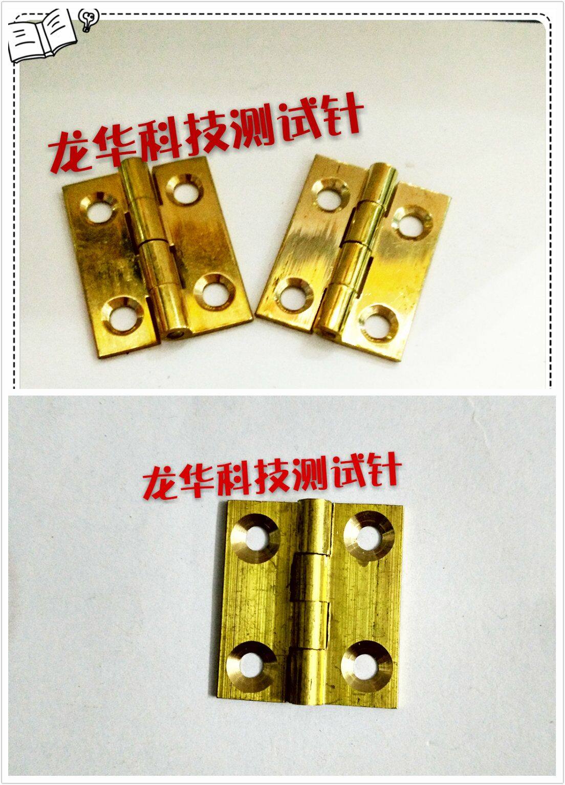 Pure copper 1 inch hinge Home Furniture Whole Closet Cabinet Door Thickened full copper gold small hinge