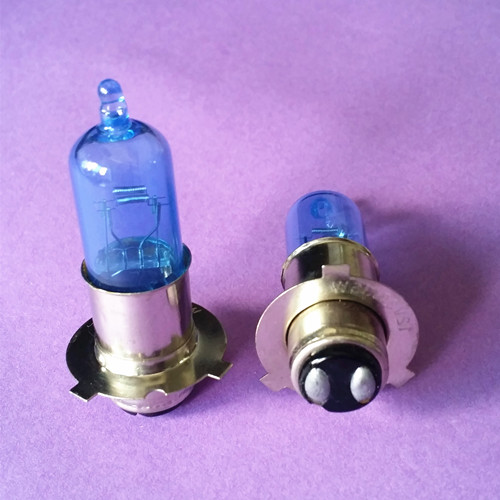 清仓甩货 国产摩托车前灯灯泡12v35w小三脚两尾