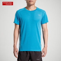 Running Guide 102 Mens Short Sleeve Running Sports Quick Dry T-shirt Breathable Quick Dry Outdoor Sports Running Group