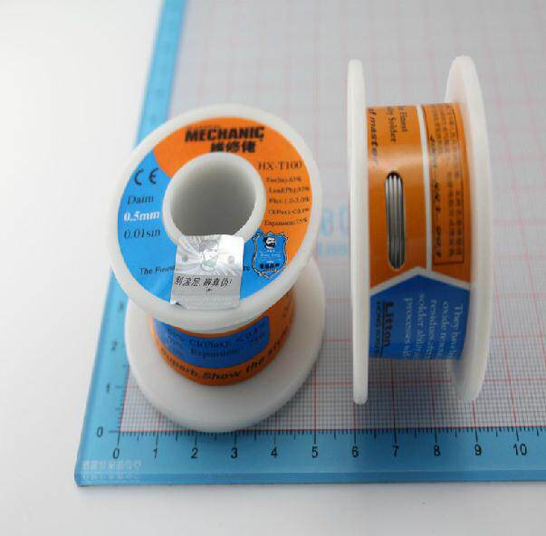 Soldering tin silk 0 5MM fine welding tin wire active soldering tin silk 100 gr Shenzhen Dongun Electronics-Taobao