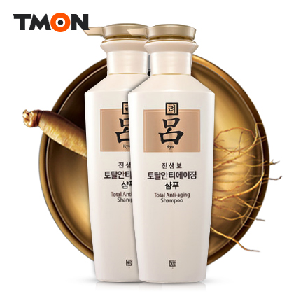 韩国进口白吕洗发水臻参葆抗老化400ml*2
