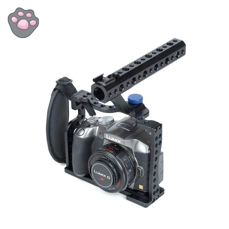 Chuồng mèo vuốt mèo Panasonic GH3 / GH4 kit lồng thỏ đặc biệt áo giáp kim loại thân bao quanh bởi khe hở phụ kiện đơn nhỏ - Phụ kiện VideoCam
