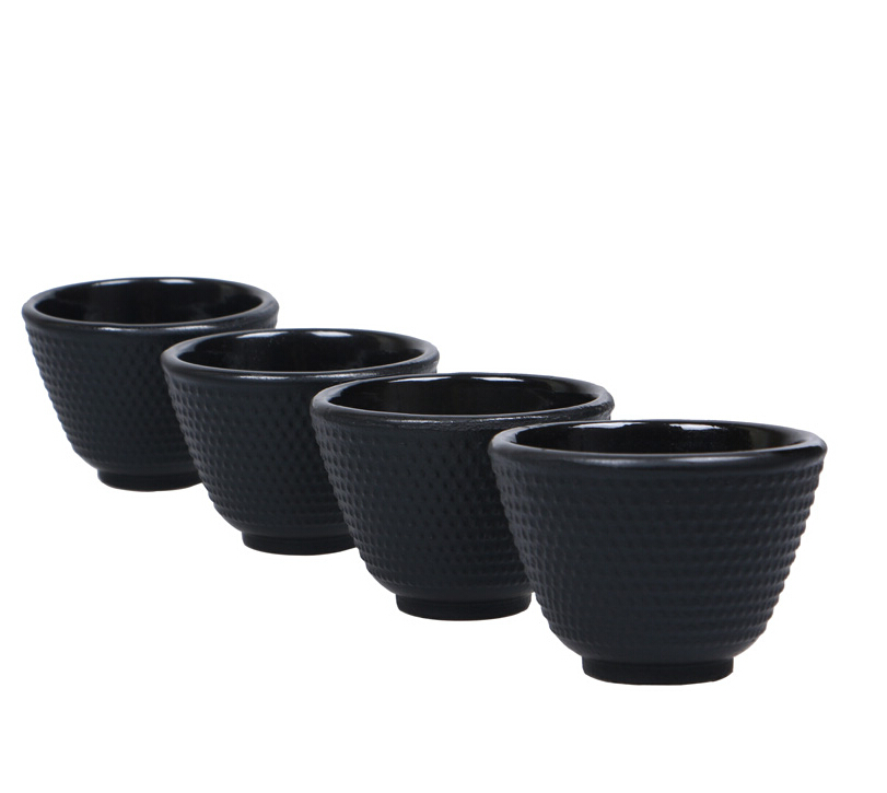 Zhimingdu cast iron small iron cup Southern Japan cast iron cup Kung Fu tea Cast iron teacup Japan Iron pot Iron cup