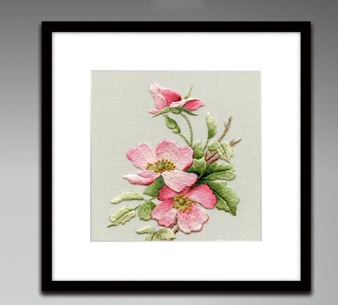 Square 8 inch solid wood frame photo wall frame white black walnut log embroidery painting