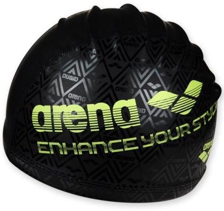 ARENA Arena High Quality Dual Material Swimming Cap English Pattern Comfortable Breathing Korea* Spot