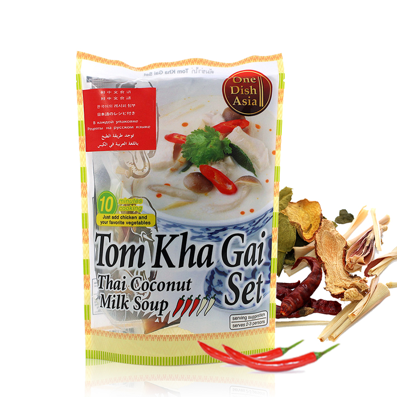 OneDishAsia泰式正宗椰奶汤75g 泰国进口天然营养