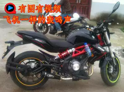 Lanbaolong 300BJ300 small Huanglong 300 modified fried street GP tube modified M4 Locomotive exhaust 2015 model