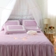 Tình yêu con vuông mùa hè một mảnh giường bedspread váy 1.8m 1.5m bông bông giường đôi Gailei Si chúa gió - Váy Petti