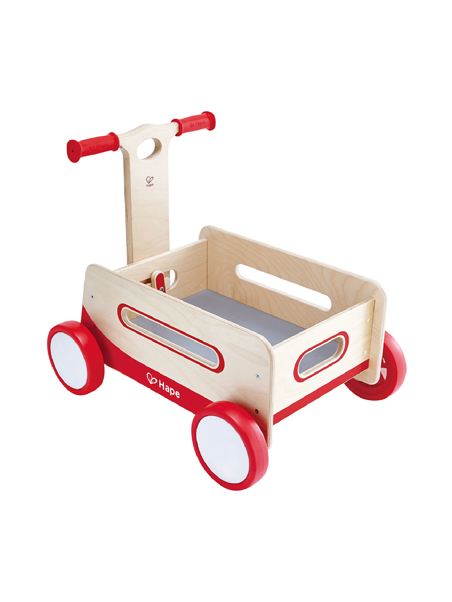 Hape 1岁以上复古学步车E0375