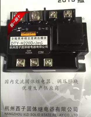 Solid State Relay Hangzhou Xzi Single Phase AC Voltage Regator Module DTY-H220D120G 4-20MA