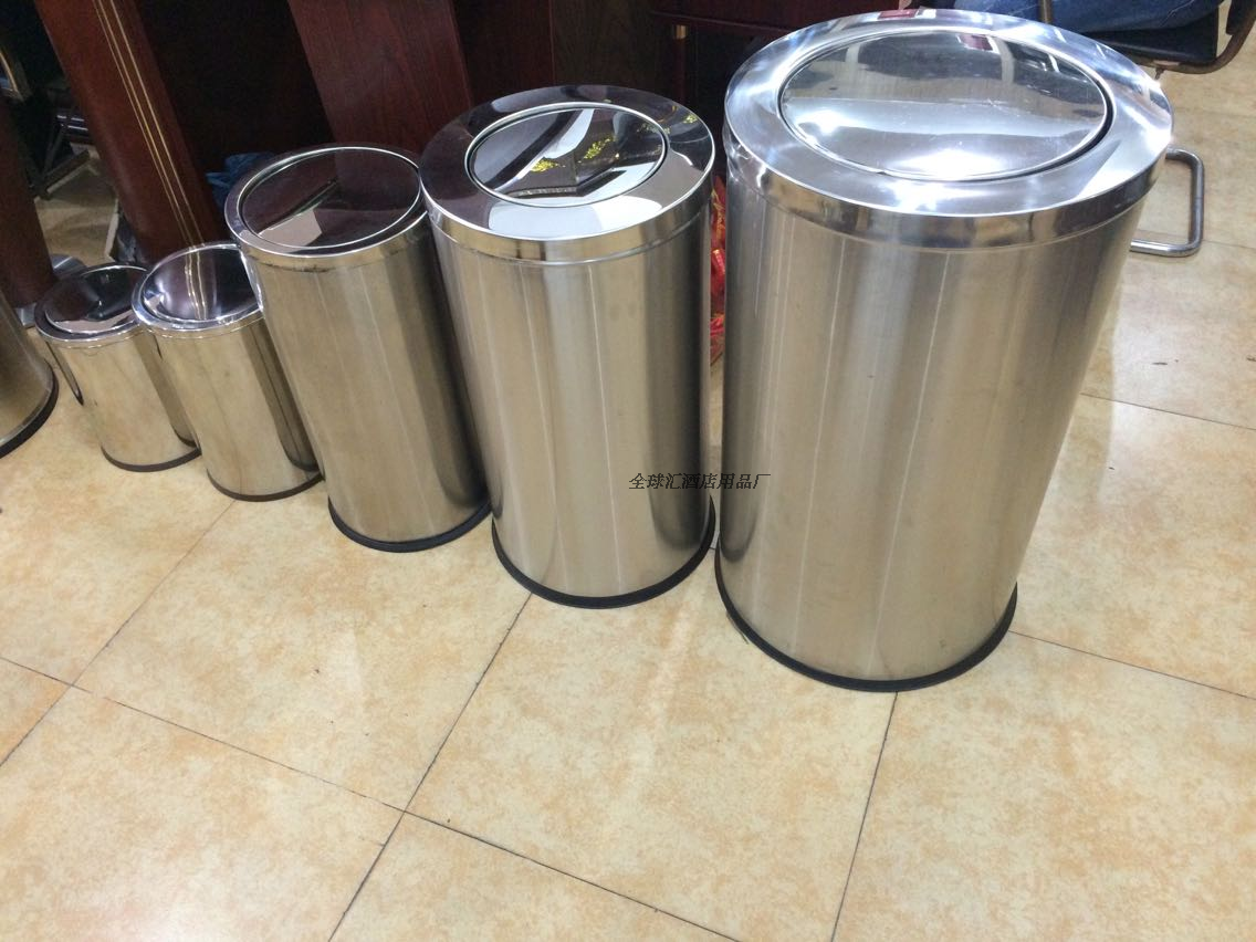 Hong Kong - style Australian - style trash can with a dump bin, stainless steel trash bin, paint trash bin, port - style trash