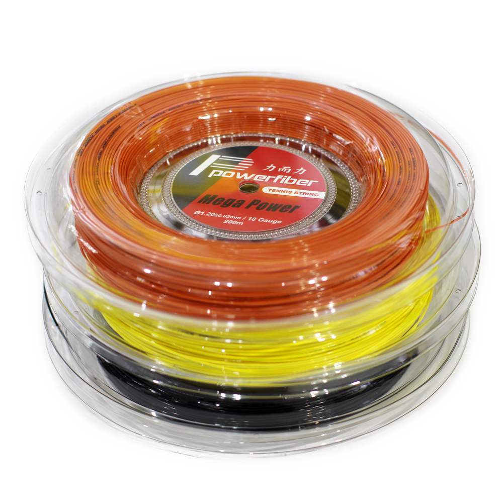 200m Large Plate Tennis Line Powerfiber ULTRASPIN1 18 18G Polyester Hard Line