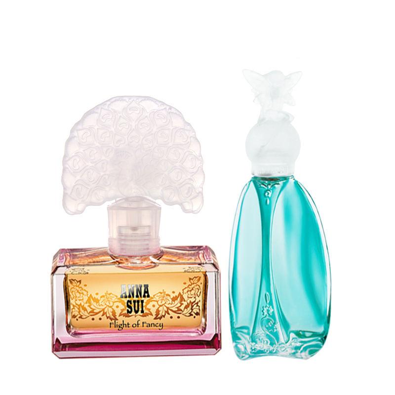 Anna sui/安娜苏许愿黄孔雀波西米亚洋娃娃女士淡香水4mlQ版组合