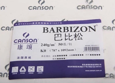 French Canson watercolor paper Full water color paper Gouache paper sketch paper double-sided thickness texture 787 * 1092