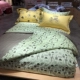 Thêm tình yêu bốn mảnh cotton chính hãng 2018 mới tối giản retro phim hoạt hình quý ông cotton Malden