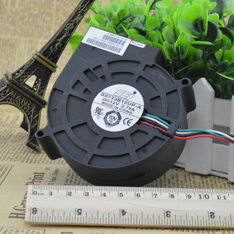 Sun Fire X2200 M2 Fan B9733B12UP-A 12V 2 75A P N: 371-2096-01