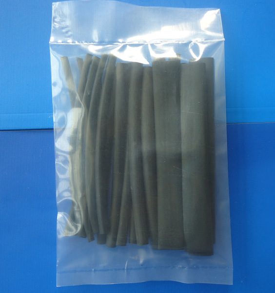 20 strips of black heat-shrink tube suit 2 5 3 5 5 0 7 0 each 5 of specification