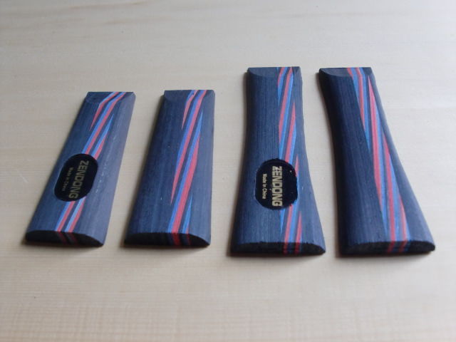 Colorful wood parquet handle butterfly king red black carbon king handle