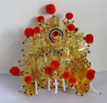 The Goddess of Tianlong Embroidery The Queen of Heaven Injects the Phoenix Crown into Taiwan’s High-Quality K Gold Hat