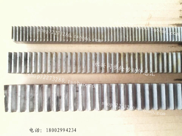 Rack straight rack M3 * 30 * 30 * 1000mm positive rack 45 steel fitted with 3-mode gear