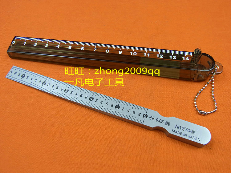 Japan SK imported feeler gauge gap gauge TPG-270B taper gauge slope gauge original feeler gauge 0 4-6mm
