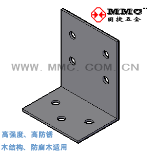 L corner connector hardware flower frame gazette metal connector BC-310712 solid MMC