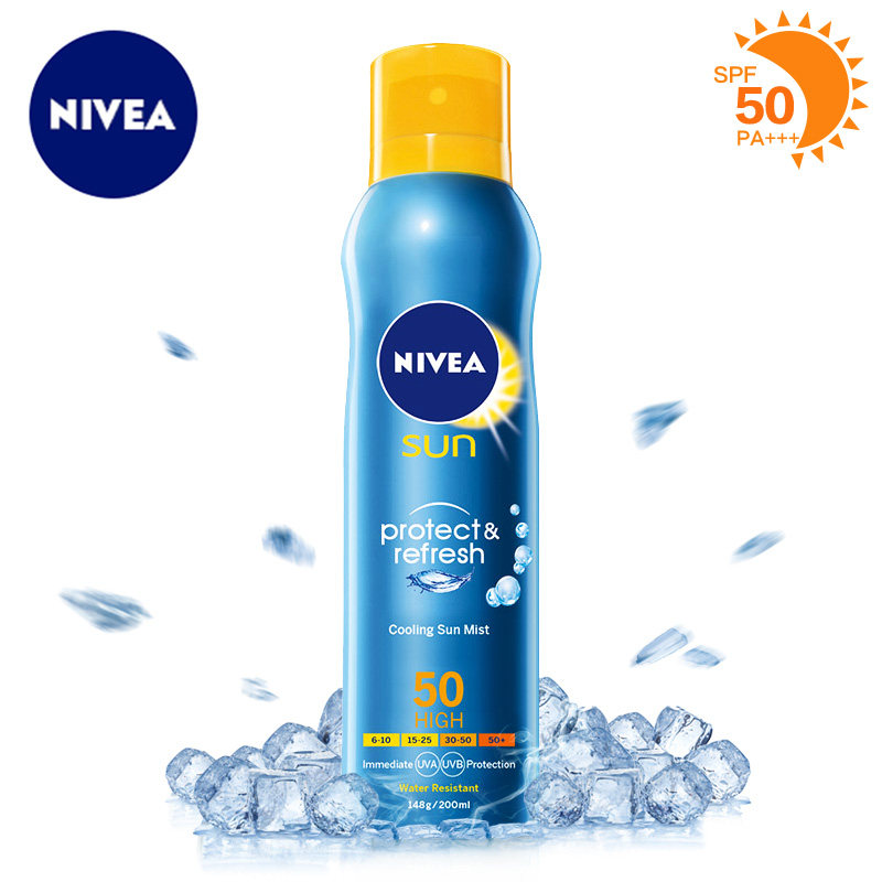 【天猫超市】妮维雅女男士防晒喷雾200ml隔离露SPF50防紫外线乳霜