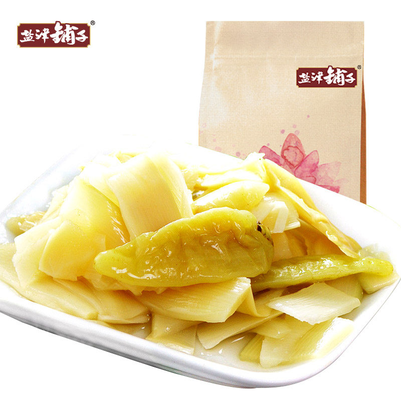 【天猫超市】盐津铺子竹笋红油泡山椒200g/袋 独立包零食佐菜拌饭