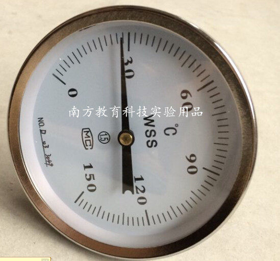 13006双金属片温度计 圆盘指针式 地理气象器材 教学仪器 正品