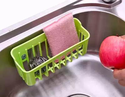 Special clearance double suction cup kitchen sink multi-purpose sponge drain rack Super adsorption rack