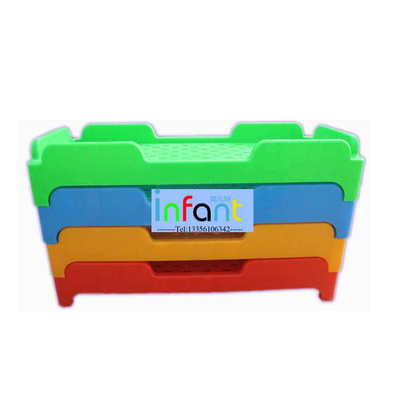 Kindergarten Special Bed Kindergarten Small Bed Plastic Integrated Bed Laminated Bed Children Afternoon Nap Bed-Taobao