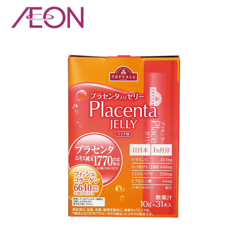 【AEON】日本TOPVALU 胎盘素果冻　10g×31个