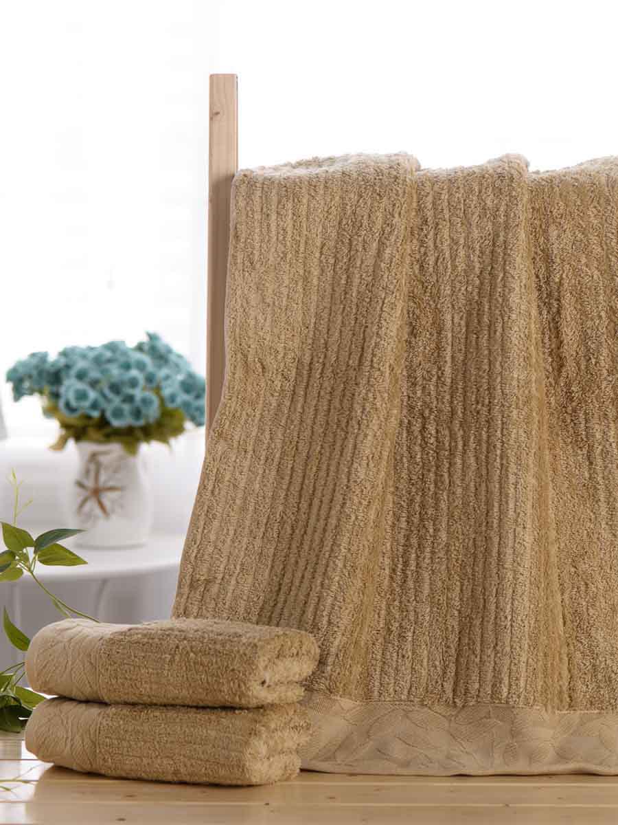 terry palmer|浅咖色收获季节埃及棉毛巾（1浴+2面）