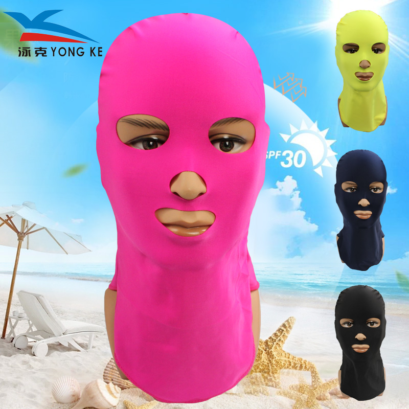 Summer swimming sunscreen face mask special for swimming in the sea face kini anti-UV face kiniqi color shell 2019